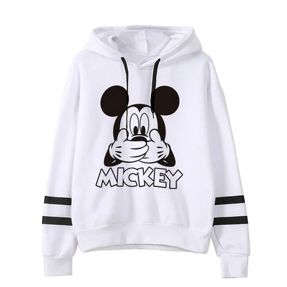 Grunge Harajuku Cartoon Anime Sweatshirt Disney Minnie Mouse Hoodie Clothes Girl Boy Mickey Hoody Top Hoodies Y2k 90s Kawaii