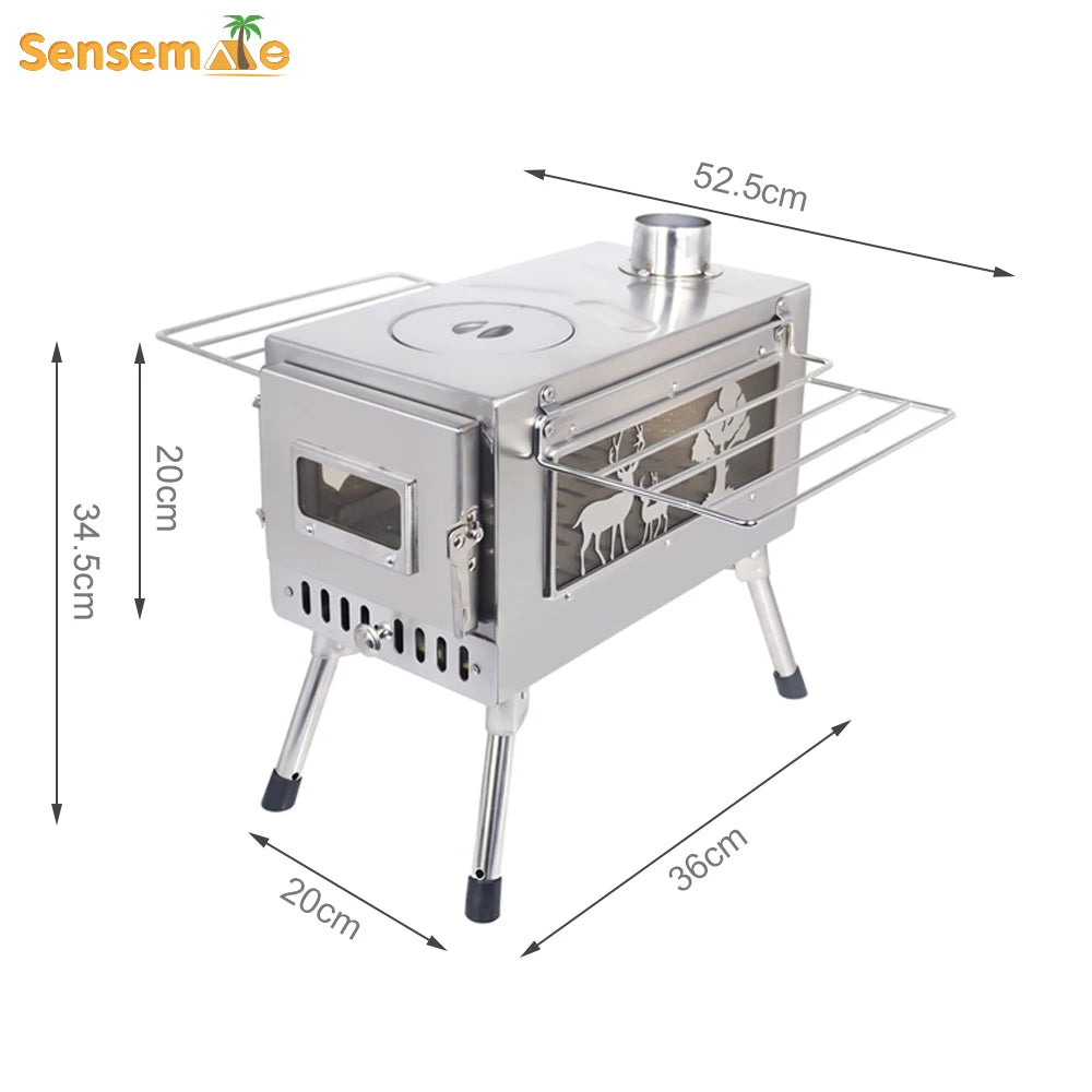 Unleash Adventure with Our Stainless Steel Outdoor Stove! - MAGNET MARKET