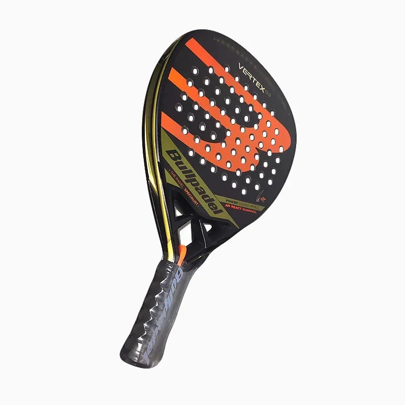 New Professional Padel Paddle Tennis Racket Soft Face Carbon Fiber Soft EVA Face Sports Racquet Outdoors Equipment