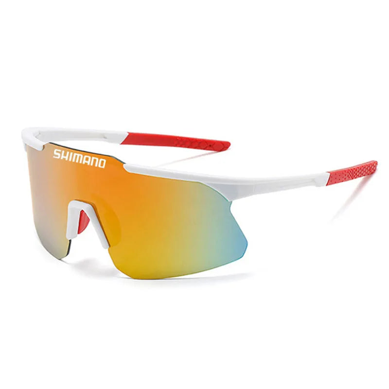 New Shimano Men's and Women's Outdoor Sports, Cycling, Driving, Travel Sunglasses Can be Equipped With Glasses Cloth Box