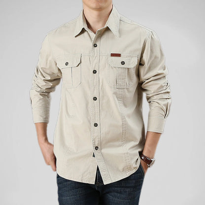 Outdoor casual long sleeve shirt