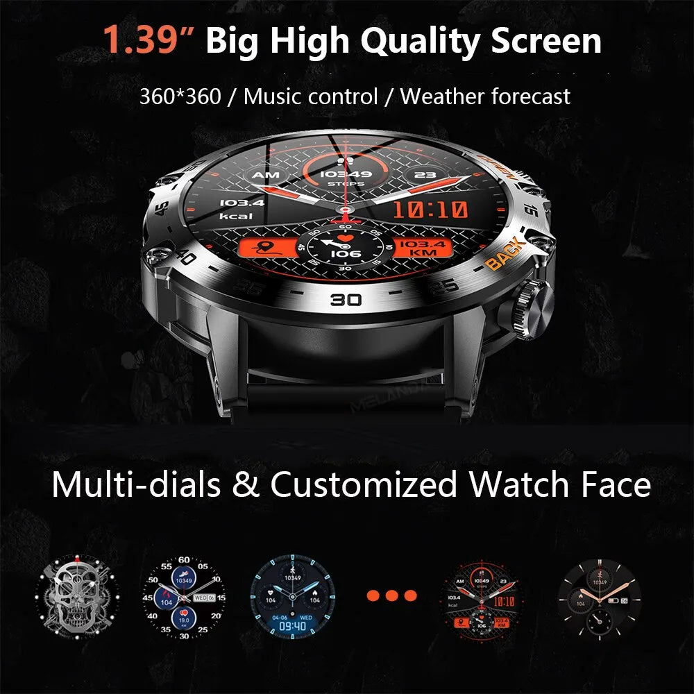 Xiaomi 1.39" Bluetooth Call Smart Watch Men Outdoor Sports Fitness Heart Rate Health Monitoring Smartwatch for Android IOS Phone