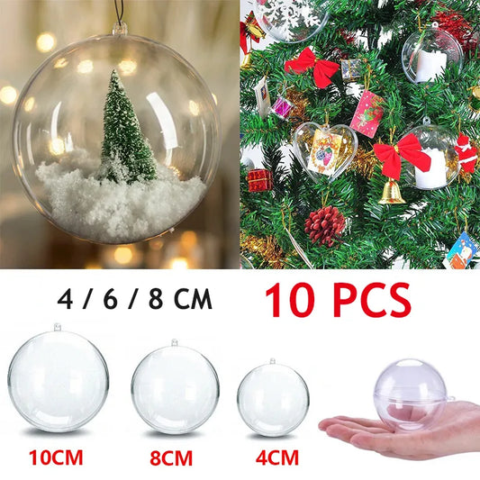 Transparent ball decoration