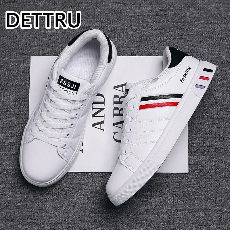 White vulcanized sneakers boys cheap flat comfortable shoes men autumn spring 2022 fashion sneakers men fashion canvas sneakers