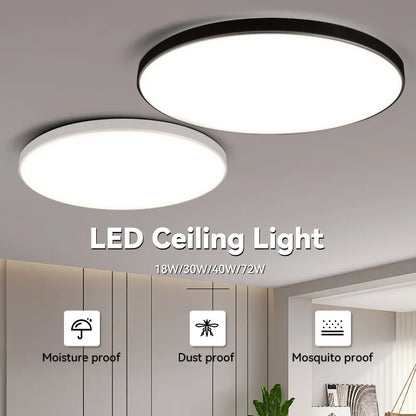 Lustre Led Ceiling Light Bathroom Lights Room Chandelier Panel Fixtures Luminair Hanging For Ceiling  Lamp Home Decor Lighting