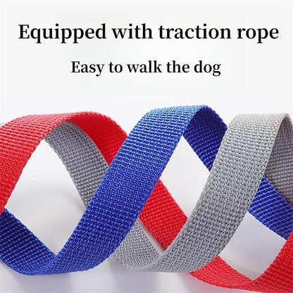 Nylon Adjustable Dog Harness Reflective Soft Breathable No Pull Dog Harness Vest Pet Harness and Leash for Walking Pet Supplies