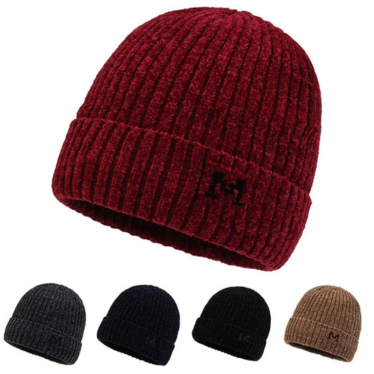 Men Women Winter Warm Knitted Beanie Hat High Quality Outdoor Sports Windproof Caps Comforable Soft Hiking Cycling Accessory