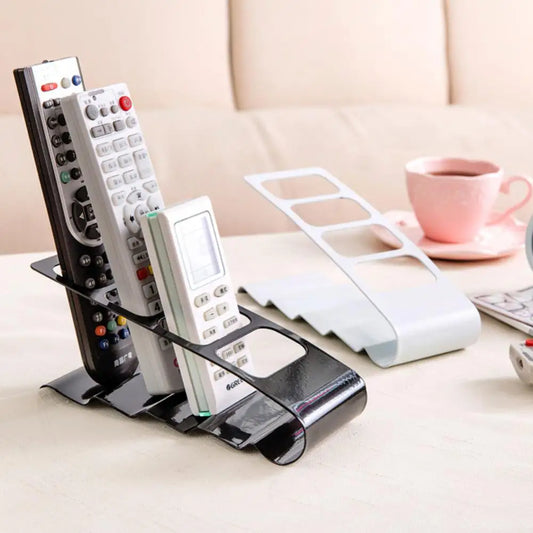 Home Appliance Remote Control Stand Holder Desktop Bracket 4 Section Storage Rack Tools Available Home Living Room Office