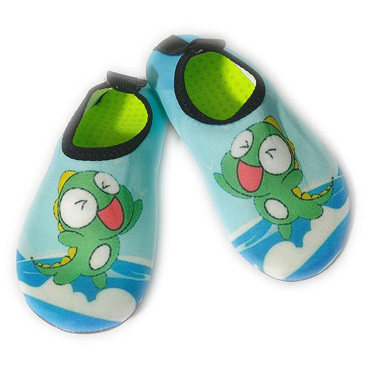 Kids Cartoon Beach Barefoot Quick-Dry Wading Aqua Shoes Boys Soft Diving Bathroom Shoes Girls Yoga Socks Beach Yoga Socks 20-32#