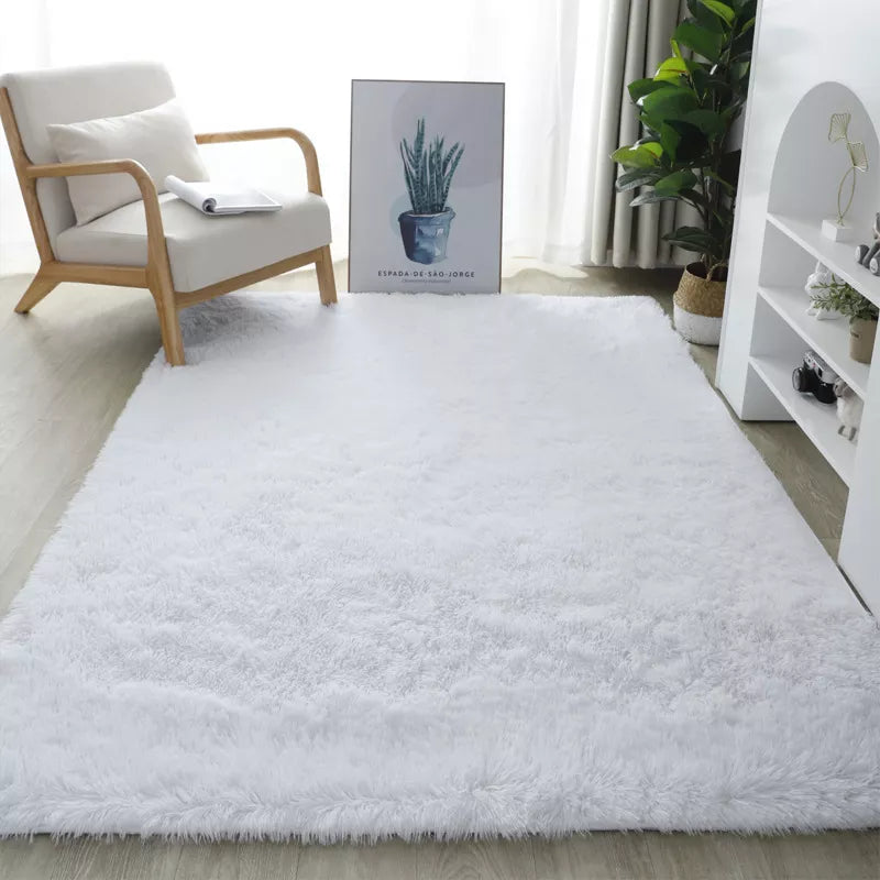 Carpets For Living Room Modern Sofas Grey Fluffy Carpet Bedroom Decoration Anti-slip Furry Large Rug Washable Floor Covering Mat