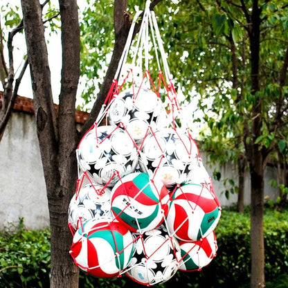 Portable Nylon Sports Ball Bag: Carry Soccer, Basketball, Volleyball & More! ⚽🏀🏐