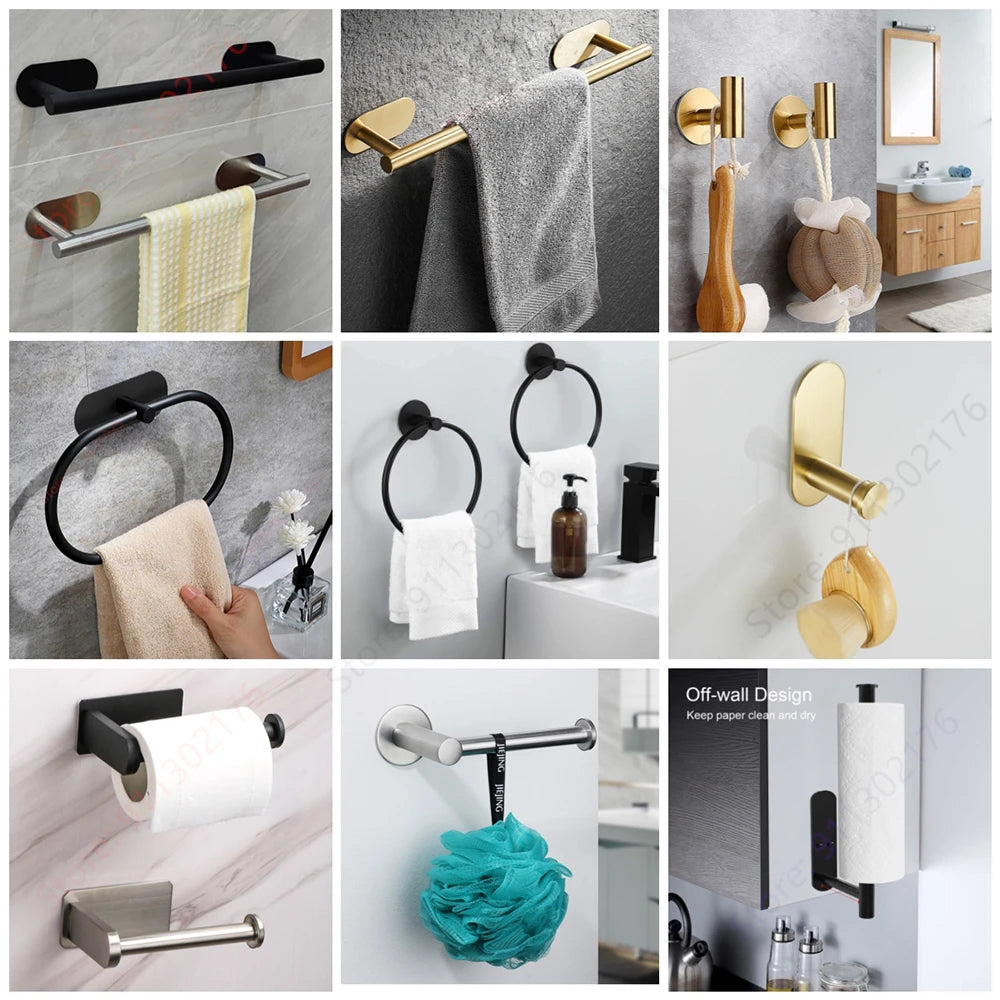 Adhesive Paper Towel Holder for Kitchen and Bathroom - Versatile Storage Solution - MAGNET MARKET