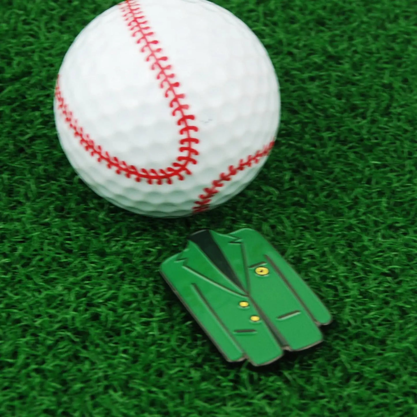 Golf Ball Marker Golf Accessories Ball Marking Tools Christmas Green Jacket Funny Golfer Gift Game Golf Training Aid