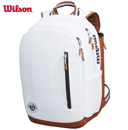 Wilson Roland Garros Clay Tennis Bag French Open Commemorative Tour Tennis Racquets Backpack Max For 2 Rackets With Compartment