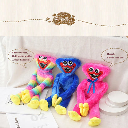 40cm Huggy Wuggy Stuffed Plush Toy Horror Doll Scary Soft Peluche Toys For Children Boys Birthday Gift