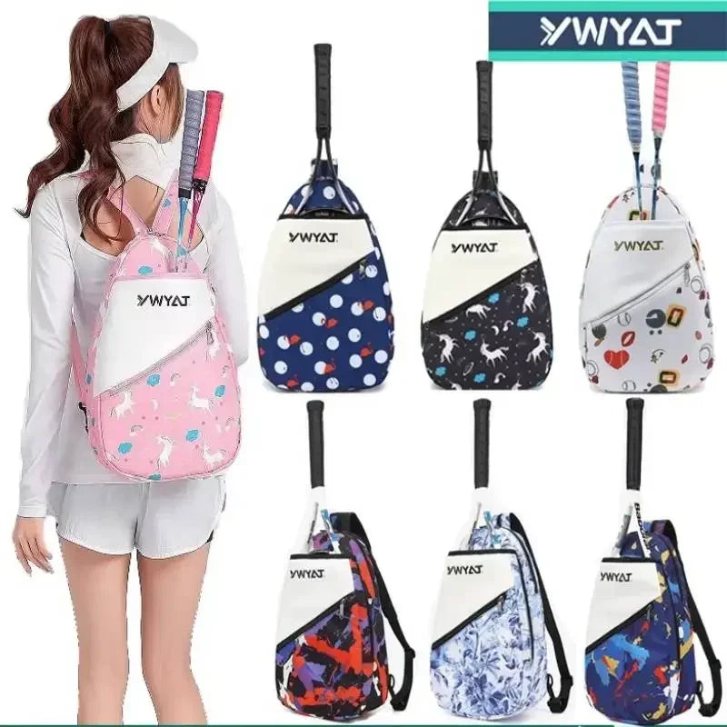 Gym Tennis bag YWYAT Badminton Bag for 2 Rackets Youth Travel Sports Shoulder Bags Men Women Children Tennis Racquet Backpack