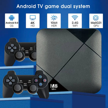 M8 Mini Game Player Android 10 TV Box S905 64GB 10000 Games 4G WiFi HD 4K Wireless Controller video game iptv