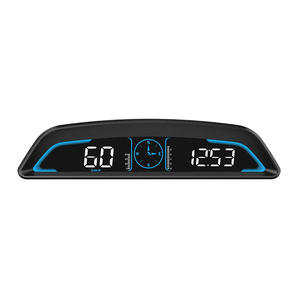 Universal Car Turck Digital GPS HUD Head Up Display Speedometer Speed Alarm Vehicle Smart HUD Display Car Electronics Accessory