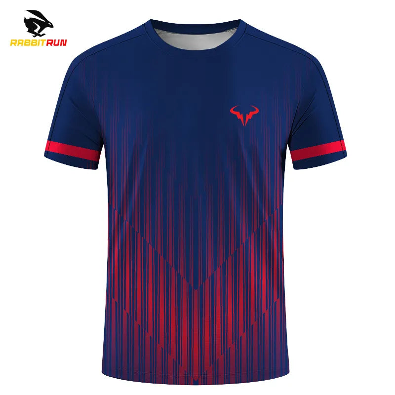 Badminton and Tennis Series 3D Printed Men's and Women's Outdoor Extreme Sports Short Sleeved Round Neck T-shirt with Fashionabl