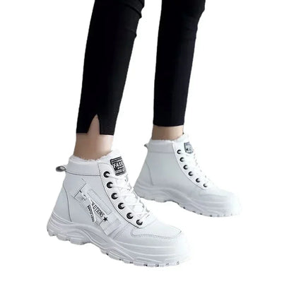 Winter Ladies Shoes 2021 Lace Up Women Sneakers Snow Ankle Boots Waterproof Warm Platform Botas Woman Footwear Botas De Mujer