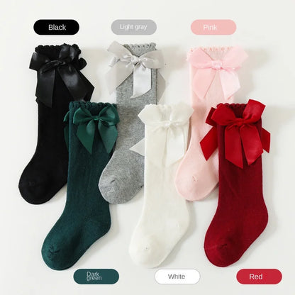 Lidengluy Baby Socks with Big Bow: Adorable Comfort for Little Feet