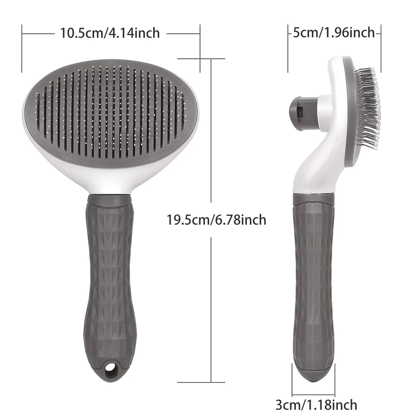 Stainless Steel Needle Pet Comb - Gentle Grooming for Dogs and Cats - MAGNET MARKET