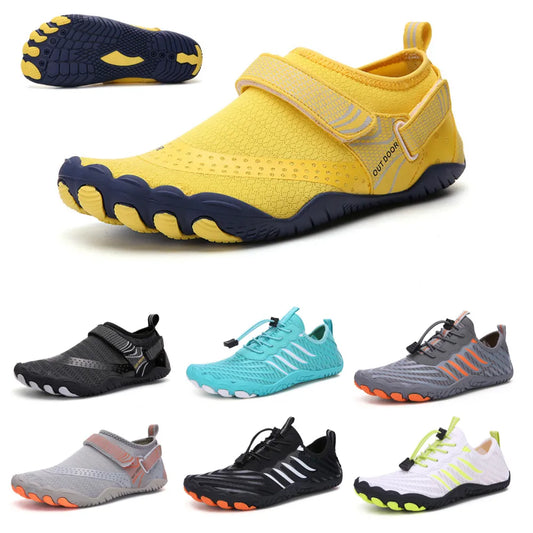 Unisex Swimming Water Shoes Men Barefoot Outdoor Beach Sandals Upstream Aqua Shoes Plus Size Nonslip River Sea Diving Sneakers