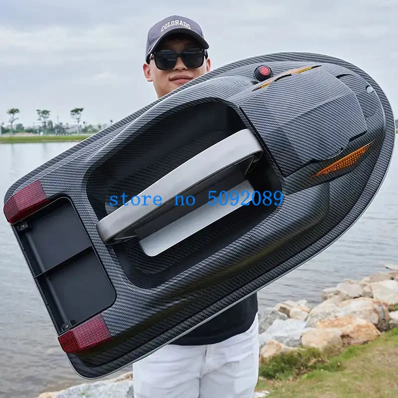 4KG Auto Bait Casting MultiFunction RC Fishing Boat 3Hopper Smart Cruise 500M Voice Broadcast Electric Remote Control Bait Boat