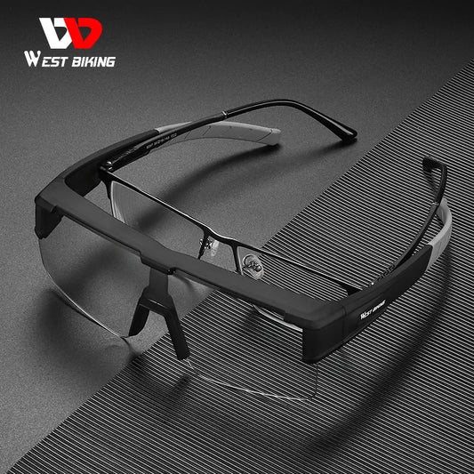 WEST BIKING Polarized Sunglasses Glasses Men Myopic Photochromic Cycling Glasses for Driving Fishing Eyewear Bicycle Goggles