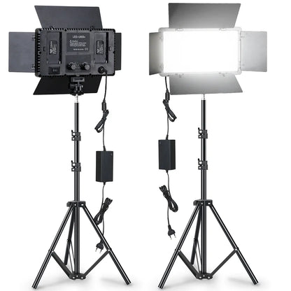 LED Video Lights Makeup Fill Lighting Photographic Photo Studio Lamp For Youbute Live Streaming Tiktok Optional Tripod Stand