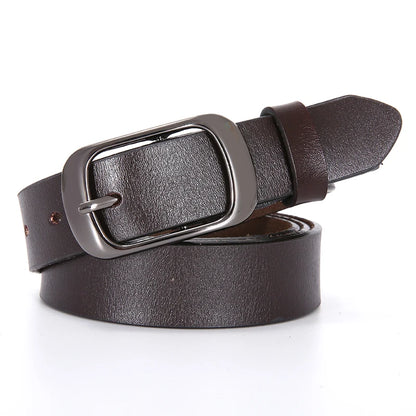 New Ladies Luxury PU Belt Denim Strap Casual All Matching Ladies Adjustable Belt Designer High Quality Belt