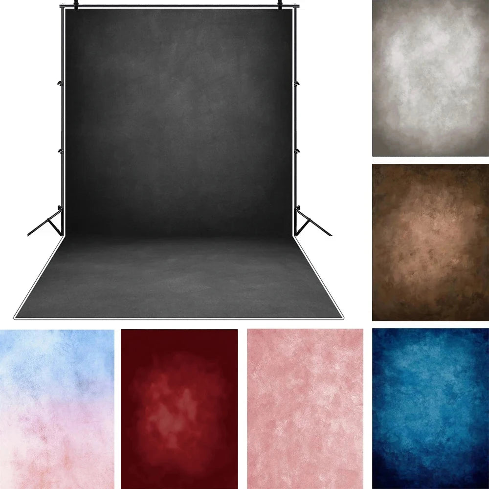 Abstract Light Blue Gradient Solid Color Photo Backdrop Surface Of Wall Wedding Baby Birthday Photography Background Studio Prop