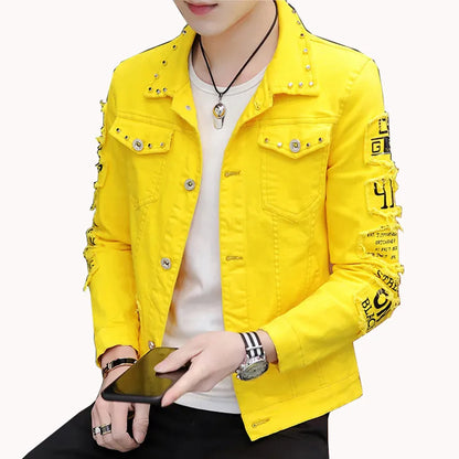 Spring And Autumn Jeans Coat Men's Korean-style Fashion Students Handsome Versatile Jacket MEN'S Wear Summer Men's Denim Jacket - MAGNET MARKET