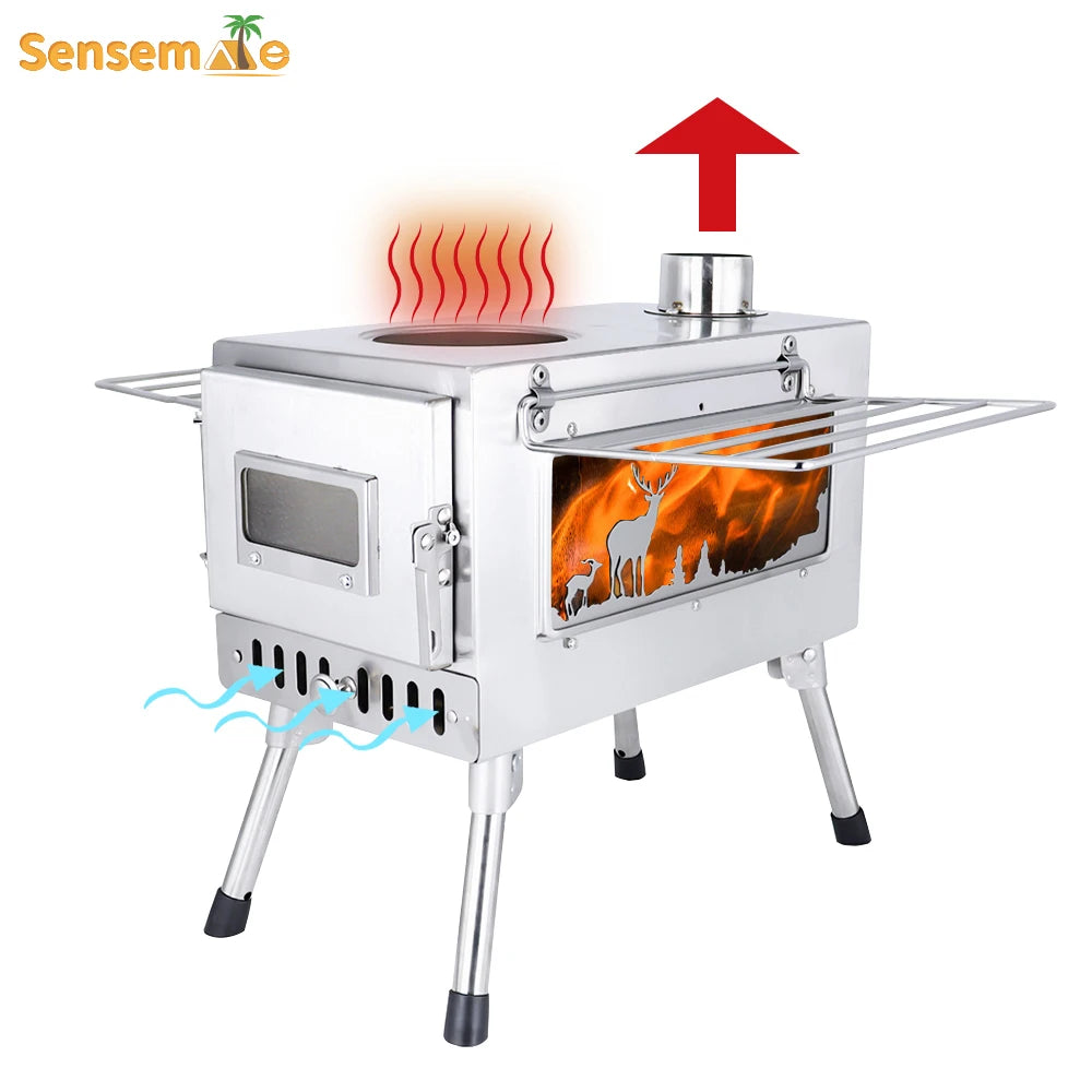 Unleash Adventure with Our Stainless Steel Outdoor Stove! - MAGNET MARKET