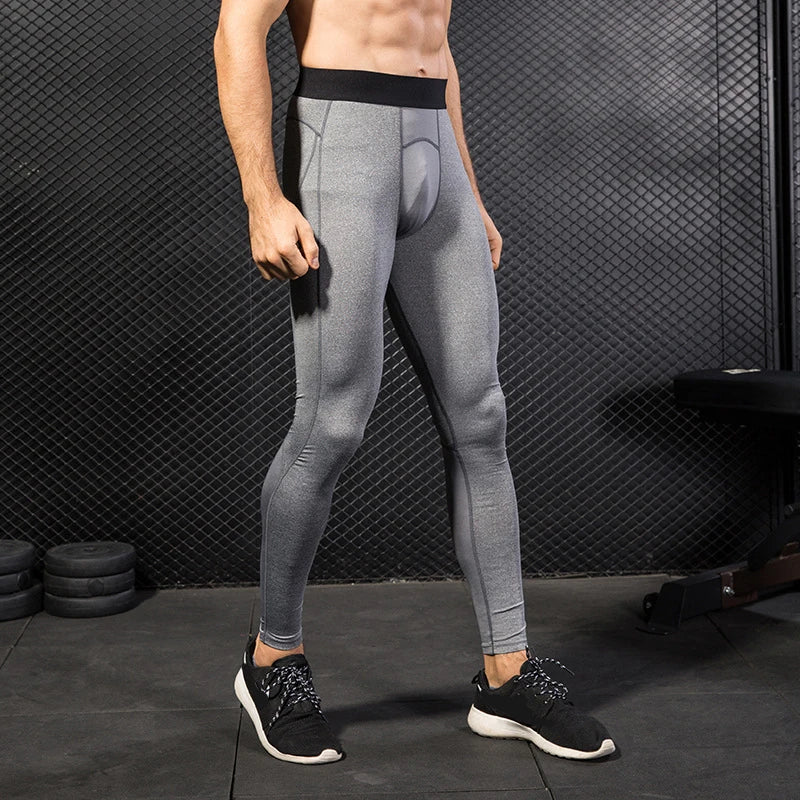 Gym Sportswear Running Pants Male Jogger Clothing Elastic Waist Tights Training Uniform Bodybuilding Costume Durable Active Wear