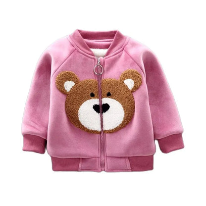 Winter Cartoon Bear 3-Piece Suit: Cozy and Cute Ensemble for Toddlers