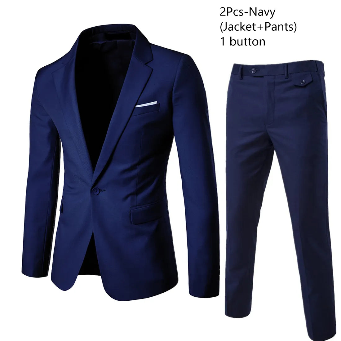 Men Blazers Set Wedding 3 Pieces Elegant 2 Suit Luxury Full Coat Pants Design Latest Vest Business 2023 Slim Fit Jacket Trousers - MAGNET MARKET