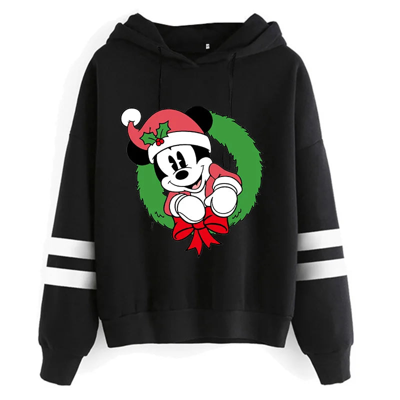 Grunge Harajuku Cartoon Anime Sweatshirt Disney Minnie Mouse Hoodie Clothes Girl Boy Mickey Hoody Top Hoodies Y2k 90s Kawaii