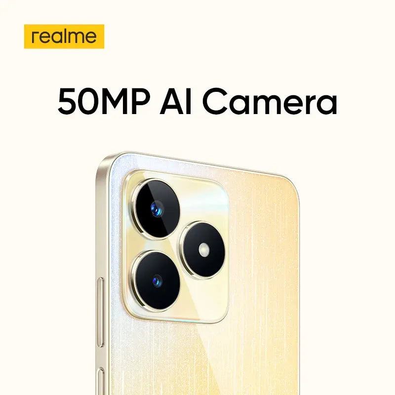 realme C53 Cellphone Octa Core Ultra Slim 33W SUPERVOOC Charge 5000mAh 50MP 6.74" HD 90 Hz Screen NFC Smartphone Mobile Phone