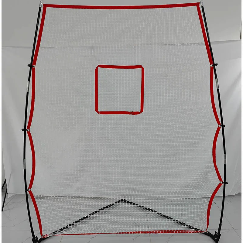 Portable Tennis Training Rebound Net Racquet Sports Ball Rebound Wall Device Tennis Pitchback Net Single Practice Bounceback Net