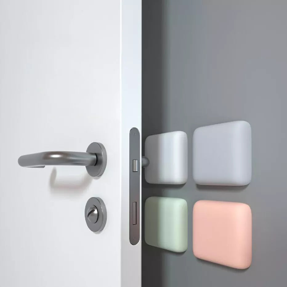 Self-Adhesive Silicone Door Handle Bumpers - Protect Your Walls with Mute & Reliable Door Stopper Pads! - MAGNET MARKET