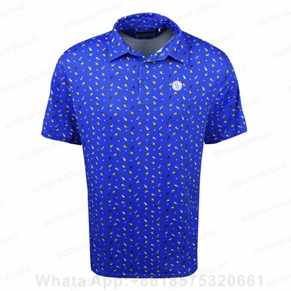 New 2023 Men Golf Outdoor Sports Polo Shirt Plus Size Short Sleeve Polo T-shirt Fishing F1 Racing Clothing Quick Dry Casual Tops