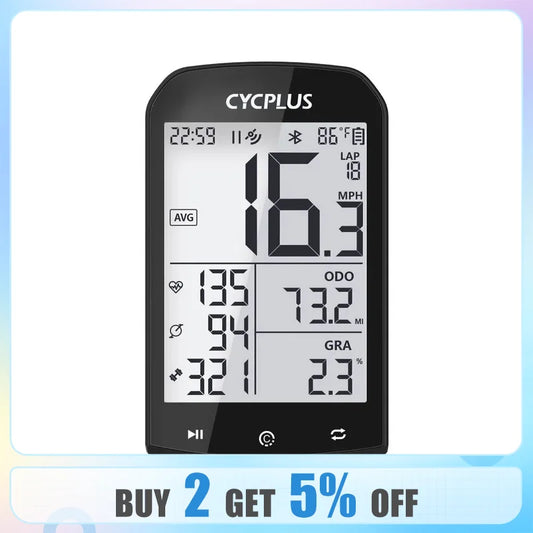 GPS Bike Computer Wireless CYCPLUS M1 Waterproof Speedometer Odometer ANT+ Bluetooth5.0 Cycling Bicycle Accessories