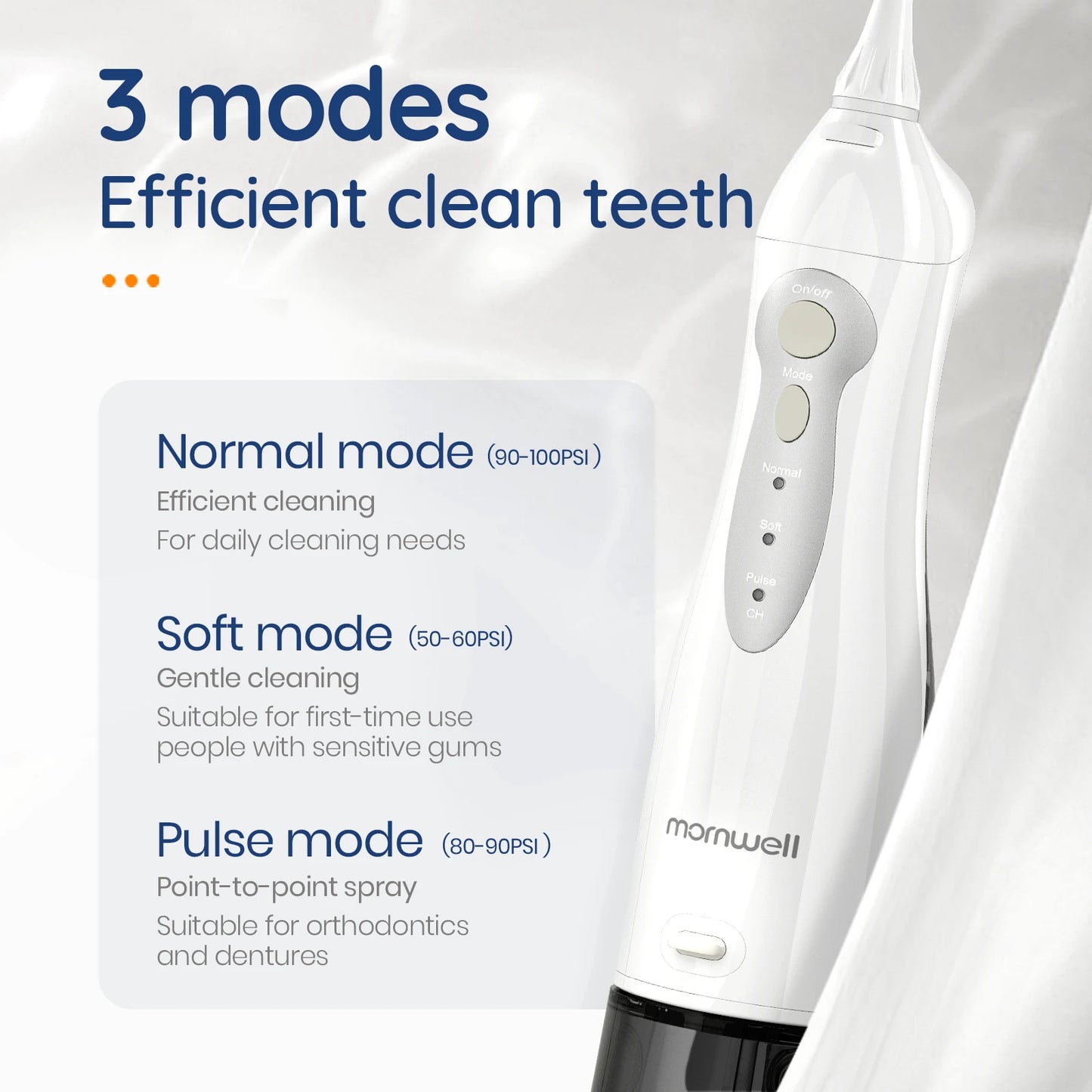 Enhance Oral Care: D52 USB Rechargeable Dental Water Jet - MAGNET MARKET