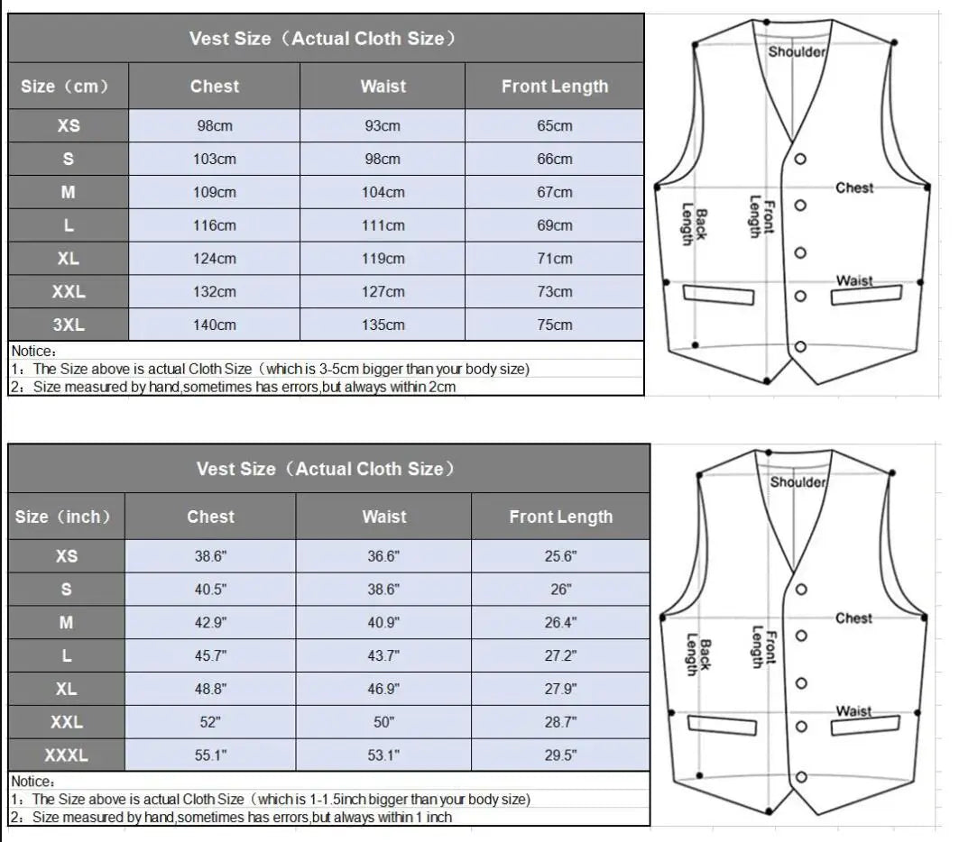 V Neck Men's Suits Vest Casual Classic Formal Business Herringbone Tweed Slim Fit Waistcoat For Wedding Groomsmen - MAGNET MARKET