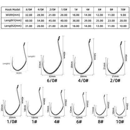 Catfish fishing hooks