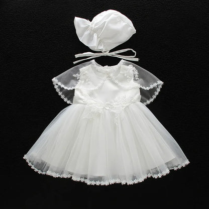 Elegant Baby Christening Gown: Charming Summer Dress for Memorable Occasions