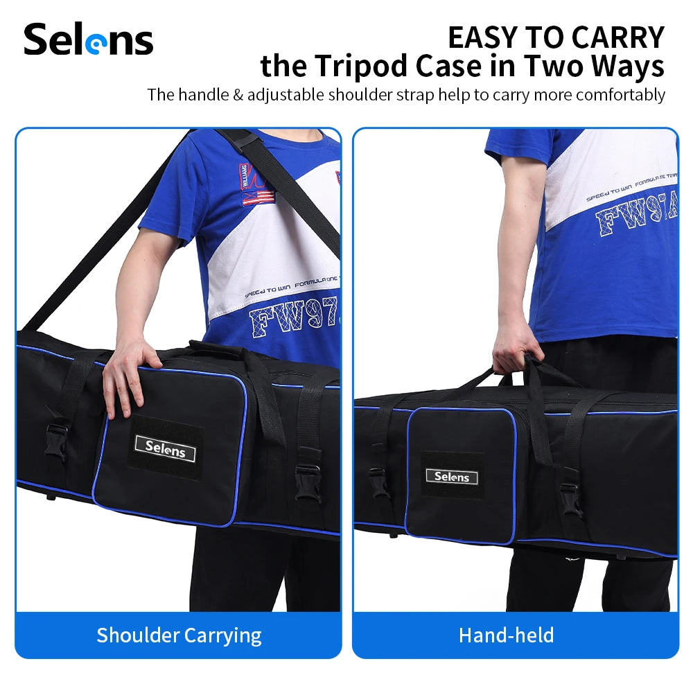 Selens Photography Equipment Camera Bag 72cm/105cm Waterproof Carrying Case With Padded For Photo Studio Lights Stand Tripod Bag