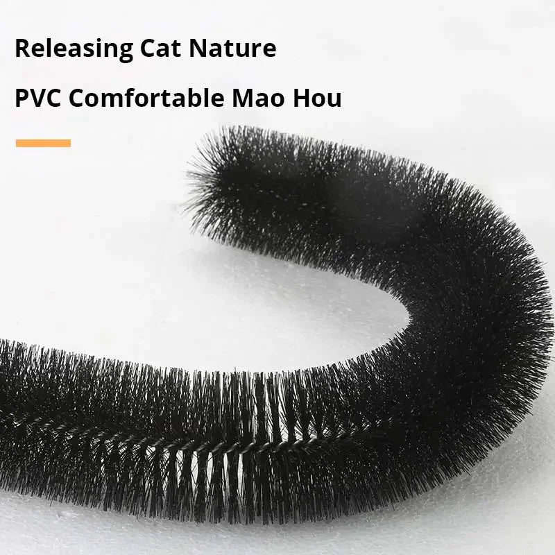 Petlicity Cat Kitten Massaging and Scratching Pet Arch Self Grooming with Soft Comfortable Bristles