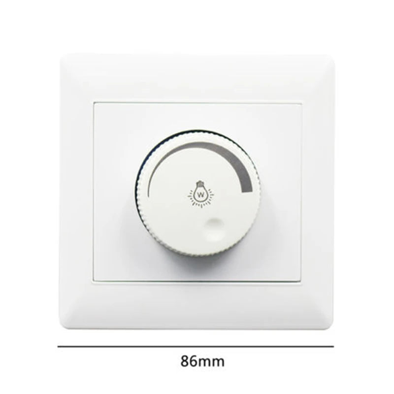 Adjustable 220-250V 10A Controller LED Dimmer Switch For Dimmable Light Bulb Lamp  Home  Lighting Parts Accessories